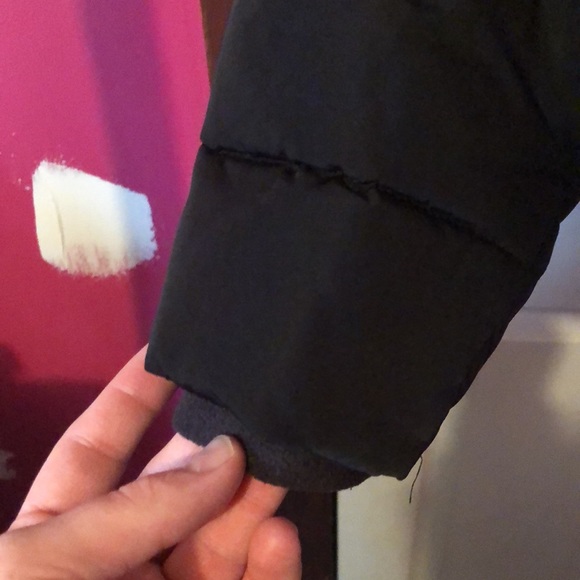 Weatherproof Black Puffer Full Zip Dual Zip Pocket Fleece Cuff Jacket Mens XL - Picture 12 of 12